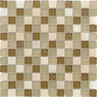 KNG Mosaikfliese Rustica Maxi 30 x 30 cm beige