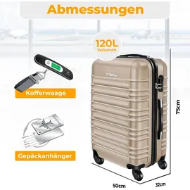 Kesser Koffer-Set 1-tlg. beige