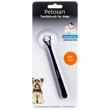 Petosan Zahnbürste für kleine Hunde Schwarz