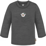 normani Outdoor Sports Baby Merino Longsleeve Taupo in Anthrazit | Gr.: 110/116