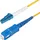 Startech StarTech.com 3 Meter LWL Patchkabel LC SC (UPC) OS2 Simplex 9/125μm, 40G/100G, Biegeunempfindlich, Geringe Einfügedämpfung, LSZH Glasfaserkabel, 3 m, OS2, LC, SC