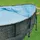 Summer Waves Elite Frame Pool 549 x 132 cm Rattan-Optik grau