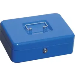 Geldkassette,blau, 330x235x90