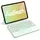 Inateck Hülle mit Tastatur für iPad 10/11 Generation A16 2025, iPad Air 11" M3/M2 (2025/2024), Air 5/4, Pro 11 4/3/2/1 Grün