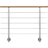 DOLLE Geländer-Set mit Eichehandlauf für seitliche Montage