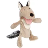 Sigikid Handspielpuppe Wolf (43048) 25 cm beige