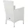 VCM Malin Gartenstuhl 58 x 92 x 65 cm weiß 2 St.