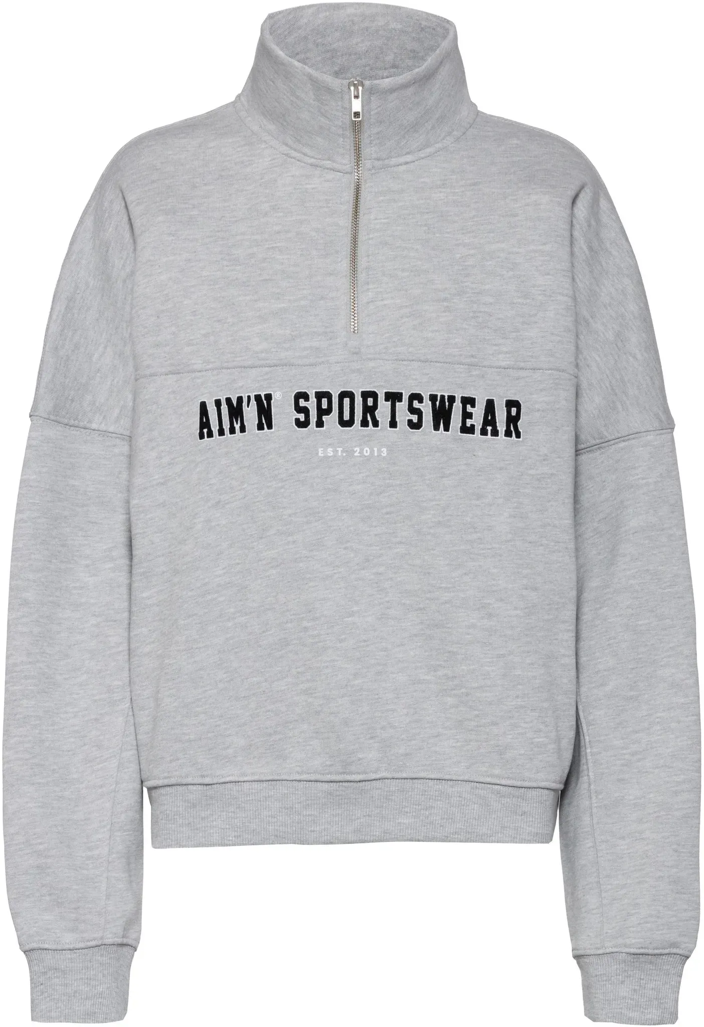 Aim'n Varsity Sweatshirt Damen in grey, Größe XS - grau