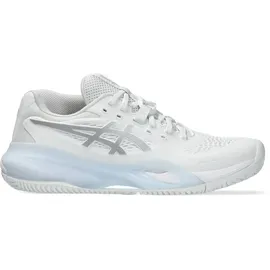 Asics GEL-RESOLUTION X CLAY, Größe 40 in Grau WHITE/PURE SILVER