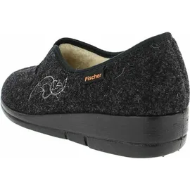 Fischer Hausschuhe in Grau 42