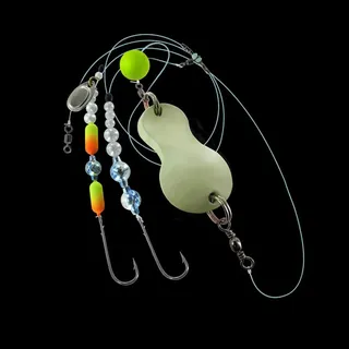 Jenzi Buttlöffel montiert 110cm UV Militärgrün 60g