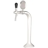 ich-zapfe Schanksäule Chrom 1-leitig, elegant, "Topp-Qualität!" (Paketpreis)