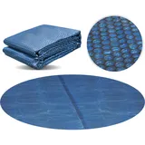 Miganeo Pool Solarfolie Ø 400 cm rund | schwarz/blau