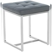 CLP Edelstahl Sitzhocker Barci grau