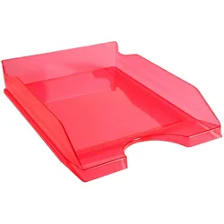 Exacompta 12354D 10x Briefablage Ecotray, Linicolor - Himbeerfarben