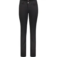 MAC Dream Jeans Straight Fit in schwarzem Black Black-D42