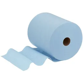 Kimberly-Clark WypAll X60 Tücher auf Großrolle, 1 Großrolle mit 500 blauen, 1-lagigen Tüchern