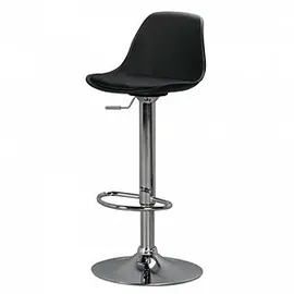 AMSTYLE Barhocker Korsika 360° drehbar höhenverstellbar Kunstleder Schwarz