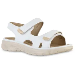 Damen Komfort Sandalen in Weiss