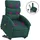 vidaXL Massagesessel mit Aufstehhilfe Stoff 92 x 99,5 x 0 cm Dunkelgrün
