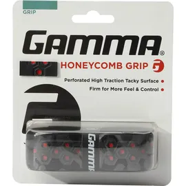 Gamma Honeycomb Cushion Grip 1er Pack-Schwarz, Rot Overgrip, One Size