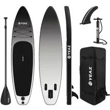 YEAZ SUP Board Set Inflatable 300 x 76 x 12 cm grau