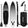 YEAZ SUP Board Set Inflatable 300 x 76 x 12 cm grau
