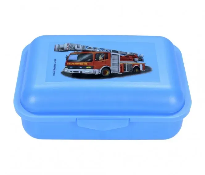 Emil Brotbox Feuerwehr blau