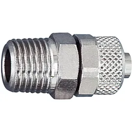 Riegler Gerade Einschraubverschraubung, R 1/2 a., für Schlauch 12/10