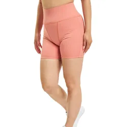 Sixth June Damen Sport-Shorts Leggings kurze Baumwoll-Hose Fitness-Shorts 32947 Orange - S