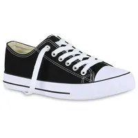 Stiefelparadies Herren Sneaker low in Schwarz