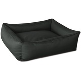 BedDog Hundebett MAX, Hundekissen mit abziehbaren waschbaren Bezug, Hundekorb, Hundesofa, für große Hunde, XXL, anthrazit