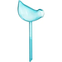 Relaxdays Bewässerungskugeln 4er Set, automatische Wasserabgabe, Durstkugel in Vogel-Form, jeweils 200 ml, blau
