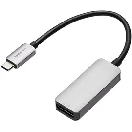 Amazon Basics USB-C auf DisplayPort Adapter 4K 60 Hz Grau
