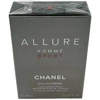Chanel Allure Homme Sport Eau Extreme Eau de Toilette Spray 3 x 20 ml Refills