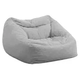 Home Deluxe - Sitzsack Sessel Cozy Farbe: Hellgrau Sitzsack Bean Bag Sitzkissen