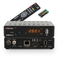 RED OPTICUM Sloth Combo Plus Mini Full HD SAT-Receiver (DVB-C DVB-T2 & DVB-S2 Receiver mit Aufnahmefunktion, HDMI, USB) schwarz