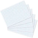 Herlitz Karteikarten DIN A5 kariert weiß 100 St.
