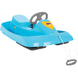 Jamara KIDS Snow Play Bob Ralley 100 cm blau mit Lenkrad Kinderbob, Blau