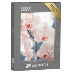 puzzleYOU Puzzle Puzzle 1000 Teile XXL „Zartrosa Phalaenopsis-Orchidee“, 1000 Puzzleteile, puzzleYOU-Kollektionen Orchideen