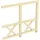 SKANHOLZ Carport-Seitenwand Andreaskreuz 2,55 x 2,10 m beige