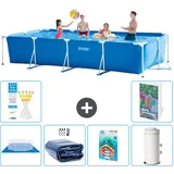 Rechteckiger Frame Pool - 450x220x84 Cm - 7-teilig  S123