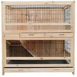 MYPETS Kleintierstall Hasenstall HOPPEL XXL Kaninchenstall Stall Käfig