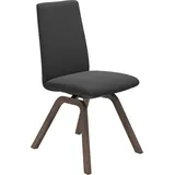 Stressless® Polsterstuhl Laurel, Low Back, Größe M, mit schräggestellten Beinen in Walnuss grau