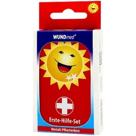 Wundmed Erste Hilfe Set Metall Pflasterbox