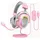 Fifine USB Headset Gaming PS4 PS5 mit Mikrofon RGB Headphone Over Ear Kopfhörer mit Kabel,