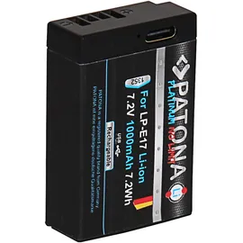 PATONA Platinum Akku mit USB-C Input Canon LP-E17