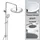 JOHO Edelstahl Duschset ohne Armatur, Chrom Duschsystem, Regendusche set, Überkopfbrause set, Duschgarnitur, Kopfbrause D20cm