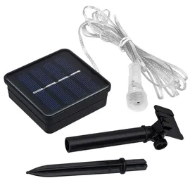 Maclean Brackets Solar LED Eiszapfen Lichterkette 144 LED 8x 30cm 2,4m RGB IP44