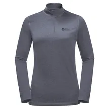 Jack Wolfskin Sky Thermal Half Zip Langarm-t-shirt - Dolphin - S